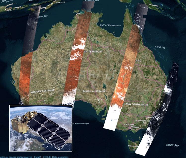 google earth australia satellite map view